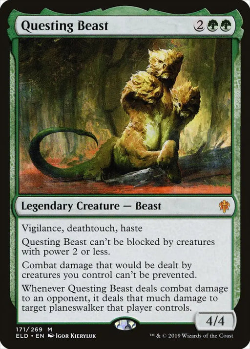 Questing Beast [Throne of Eldraine] - MTG Single