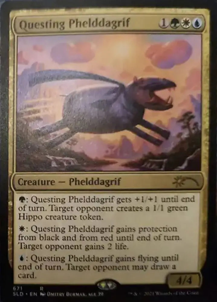 Questing Phelddagrif (671) [Secret Lair Drop Promos] - MTG Single