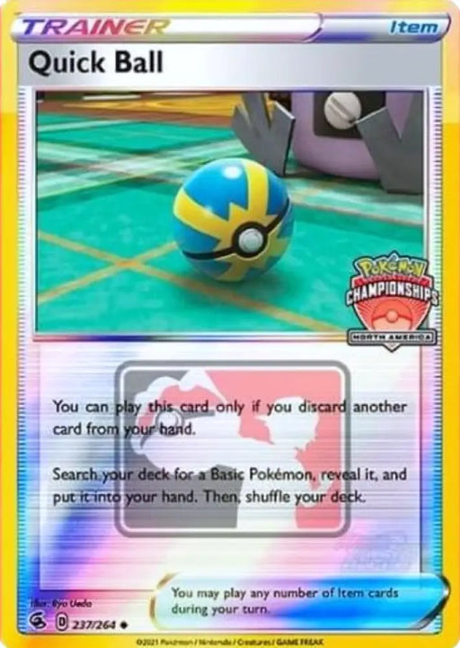 Quick Ball (237/264) (North America Championships Promo) [Sword & Shield: Fusion Strike] - Pokemon Single