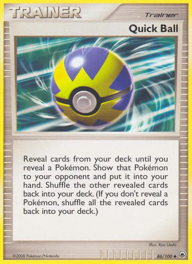 Quick Ball (86/100) [Diamond & Pearl: Majestic Dawn] - Pokemon Single