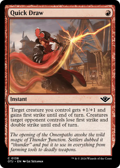 Quick Draw [Outlaws of Thunder Junction] - MTG Single