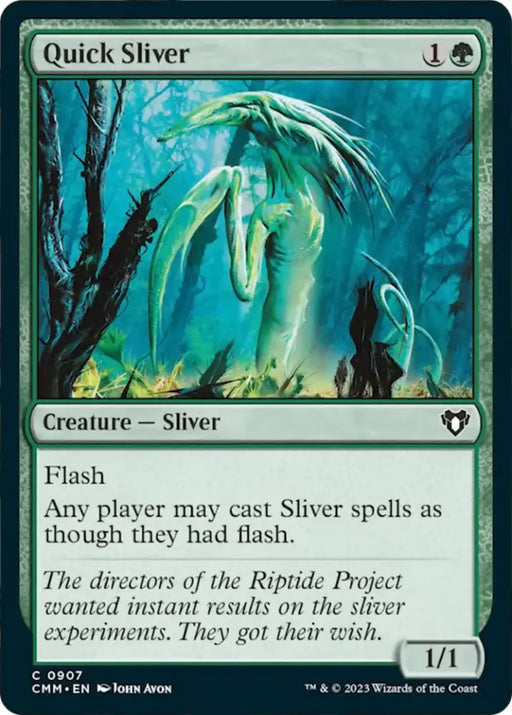 Quick Sliver [Commander Masters] - MTG Single
