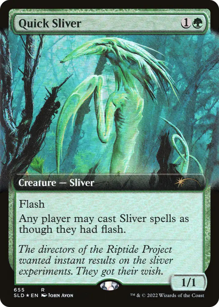 Quick Sliver (Extended Art) [Secret Lair Drop Promos] - MTG Single