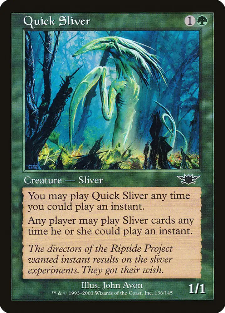 Quick Sliver [Legions] - MTG Single