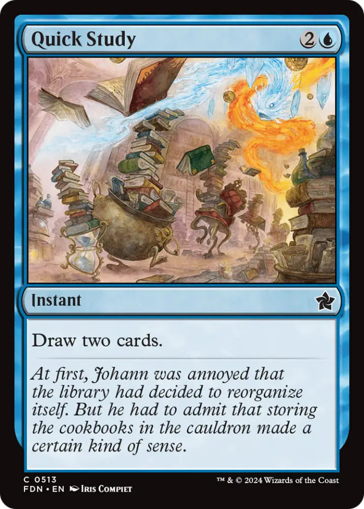 Quick Study [Foundations] - MTG Single
