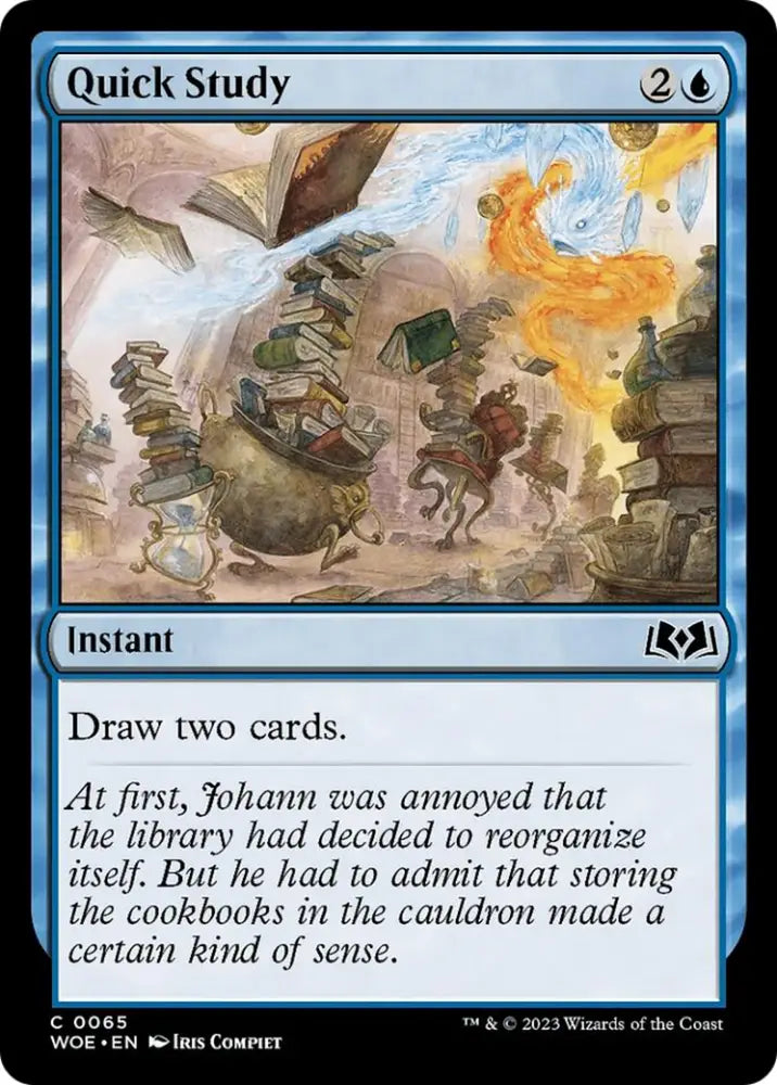 Quick Study [Wilds of Eldraine] - MTG Single
