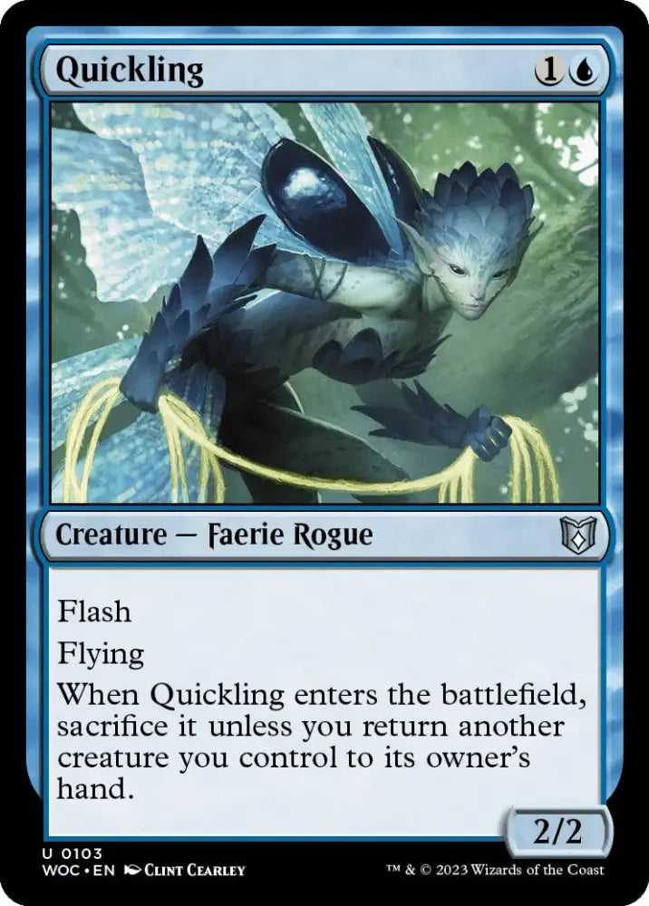 Quickling [Wilds of Eldraine Commander] - MTG Single