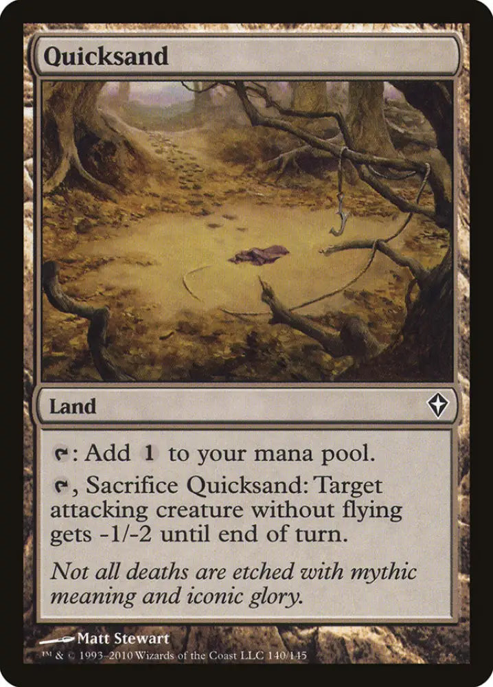 Quicksand [Worldwake] - MTG Single