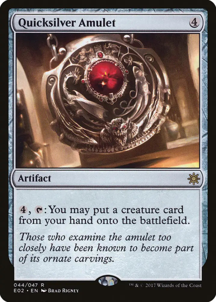 Quicksilver Amulet [Explorers of Ixalan] - MTG Single