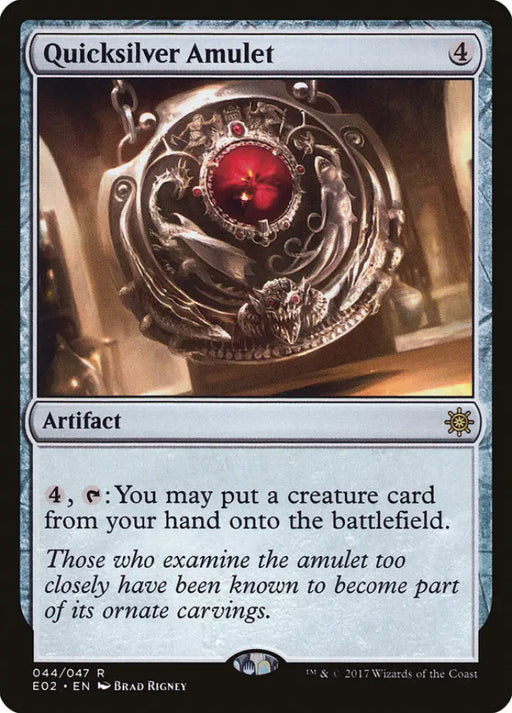 Quicksilver Amulet [Explorers of Ixalan] - MTG Single