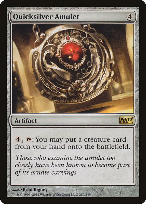 Quicksilver Amulet [Magic 2012] - MTG Single