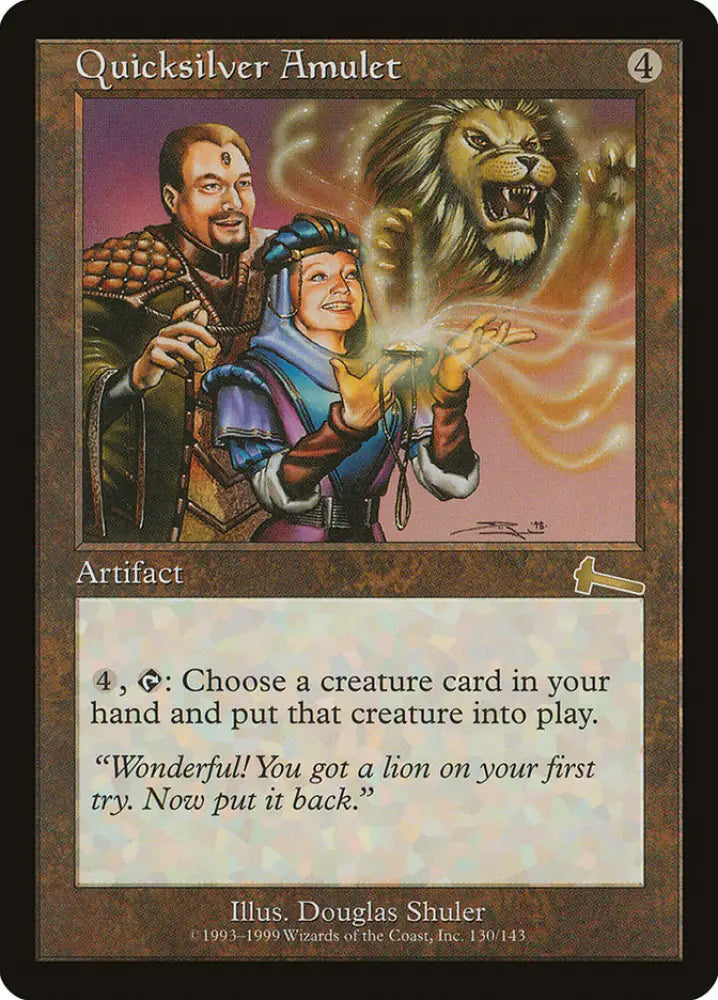 Quicksilver Amulet [Urza’s Legacy] - MTG Single