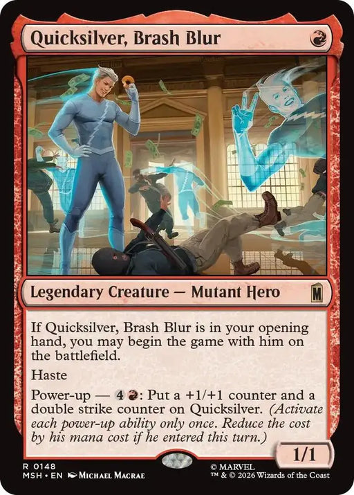 Quicksilver, Brash Blur (148) [Marvel Super Heroes]