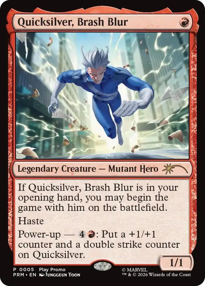 Quicksilver, Brash Blur (4) [Standard Showdown Promos]