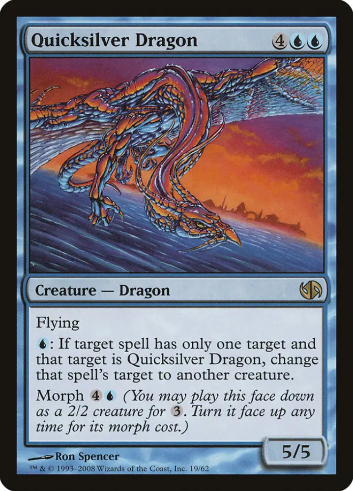 Quicksilver Dragon [Duel Decks: Jace vs. Chandra] - MTG Single