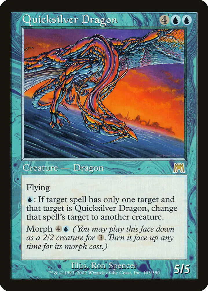 Quicksilver Dragon [Onslaught] - MTG Single