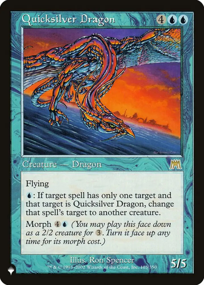 Quicksilver Dragon [The List] - MTG Single