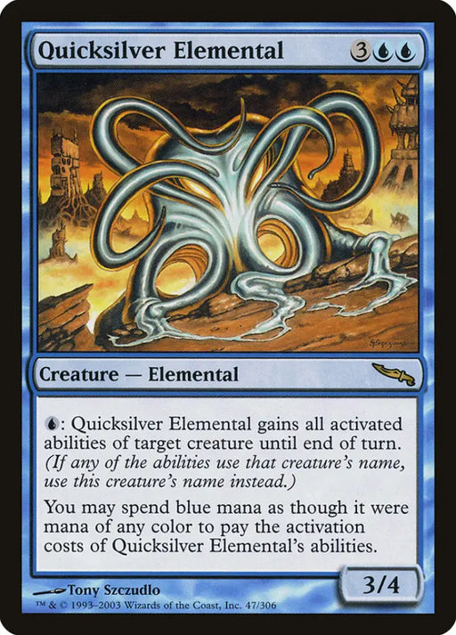 Quicksilver Elemental [Mirrodin] - MTG Single
