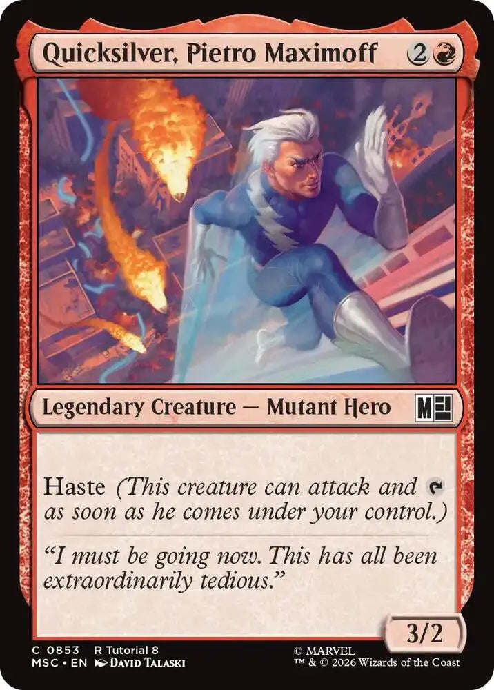 Quicksilver, Pietro Maximoff (0853) [Marvel Super Heroes Commander]