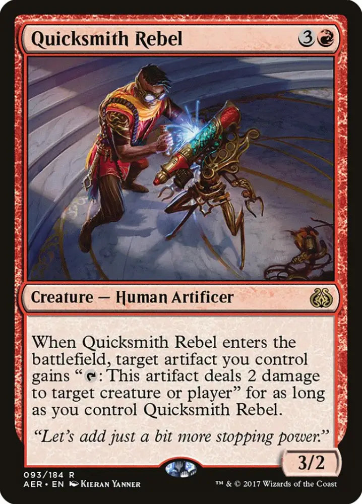 Quicksmith Rebel [Aether Revolt] - MTG Single