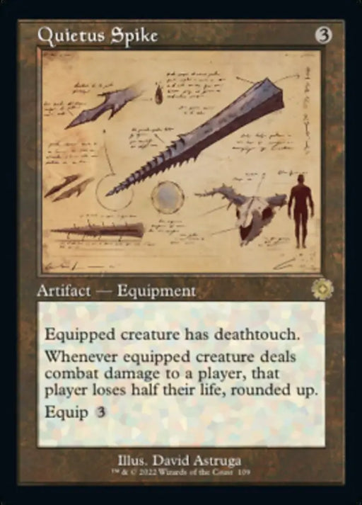 Quietus Spike (Retro Schematic) [The Brothers’ War Retro Artifacts] - MTG Single