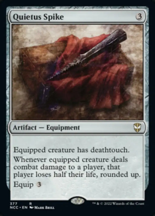 Quietus Spike [Streets of New Capenna Commander] - MTG Single