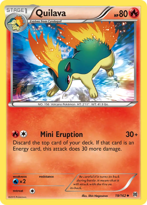 Quilava (19/162) [XY: BREAKthrough] - Pokemon Single