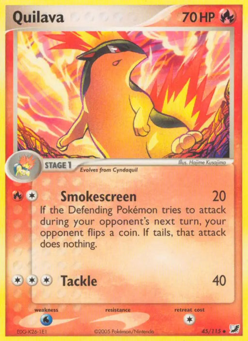 Quilava (45/115) [EX: Unseen Forces] - Pokemon Single