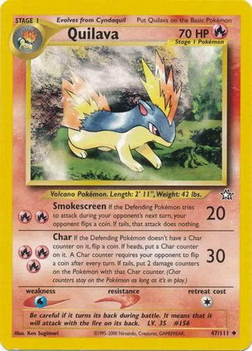 Quilava (47/111) [Neo Genesis Unlimited] - Pokemon Single