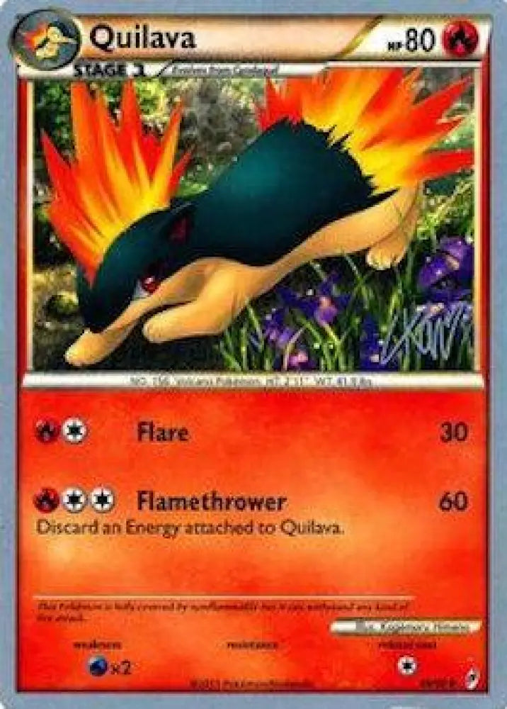 Quilava (49/95) (Reshiphlosion - Christopher Kan) [World Championships 2011] - Pokemon Single