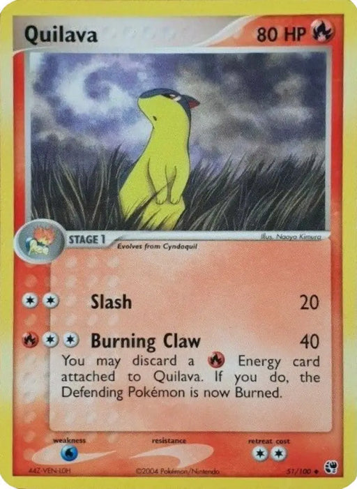 Quilava (51/100) [EX: Battle Stadium] - Pokemon Single