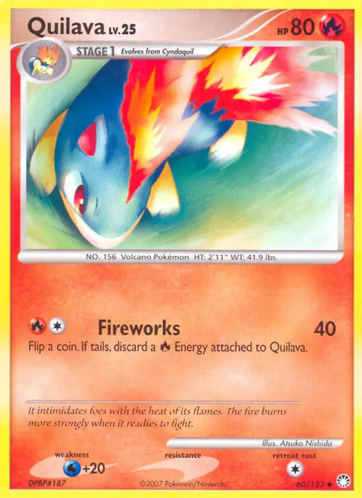 Quilava (60/123) [Diamond & Pearl: Mysterious Treasures] - Pokemon Single