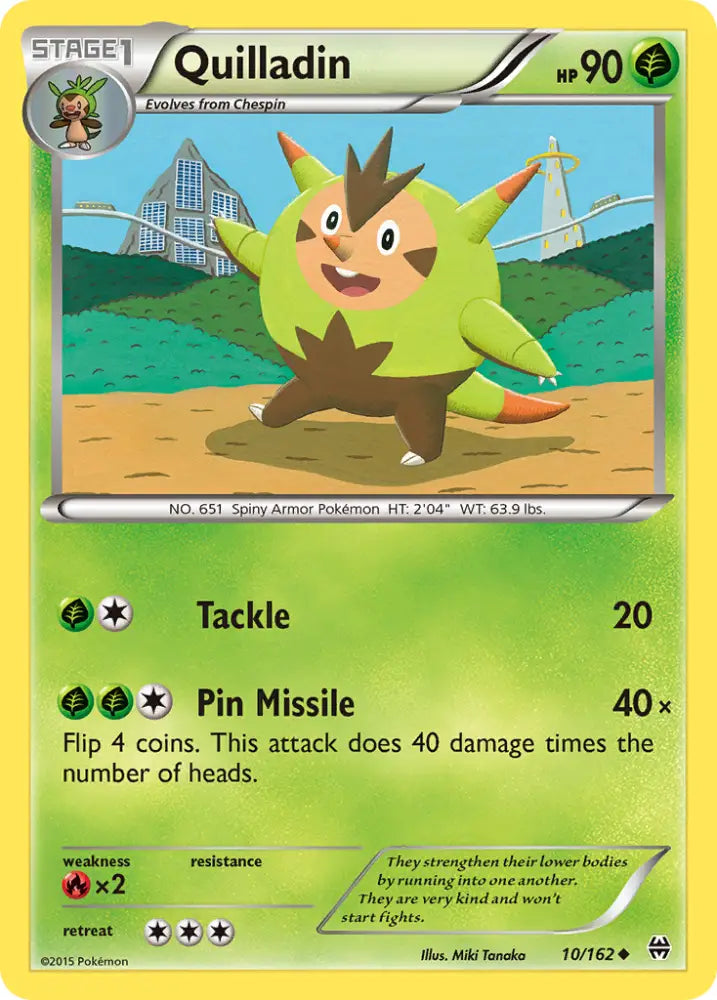 Quilladin (10/162) [XY: BREAKthrough] - Pokemon Single