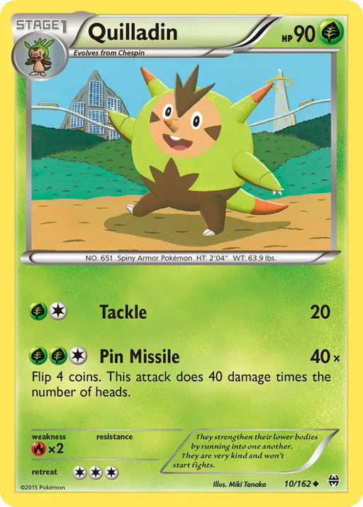 Quilladin (10/162) [XY: BREAKthrough] - Pokemon Single