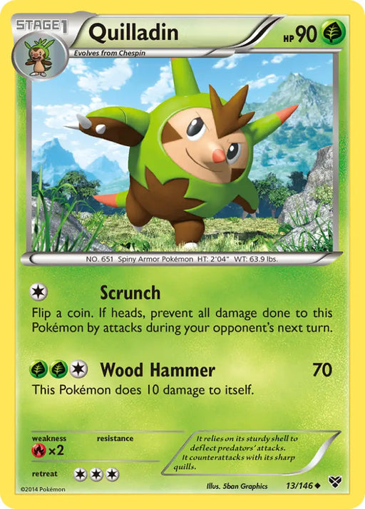 Quilladin (13/146) [XY: Base Set] - Pokemon Single