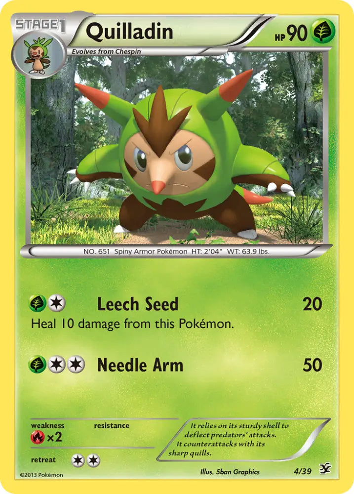 Quilladin (4/39) [XY: Kalos Starter Set] - Pokemon Single