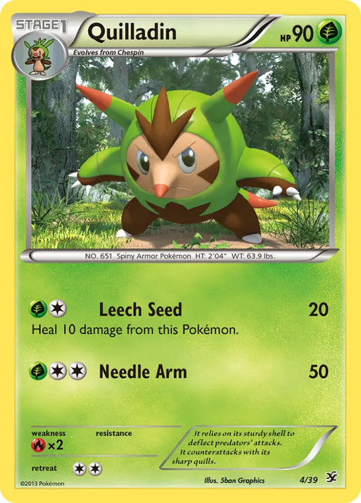 Quilladin (4/39) [XY: Kalos Starter Set] - Pokemon Single