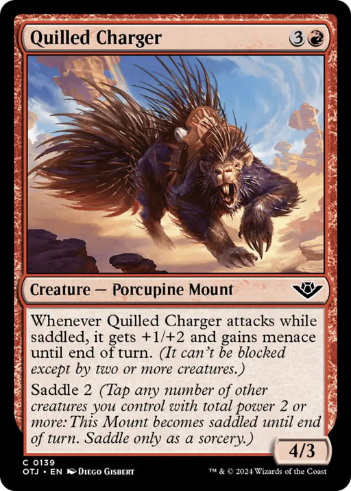 Quilled Charger [Outlaws of Thunder Junction] - MTG Single