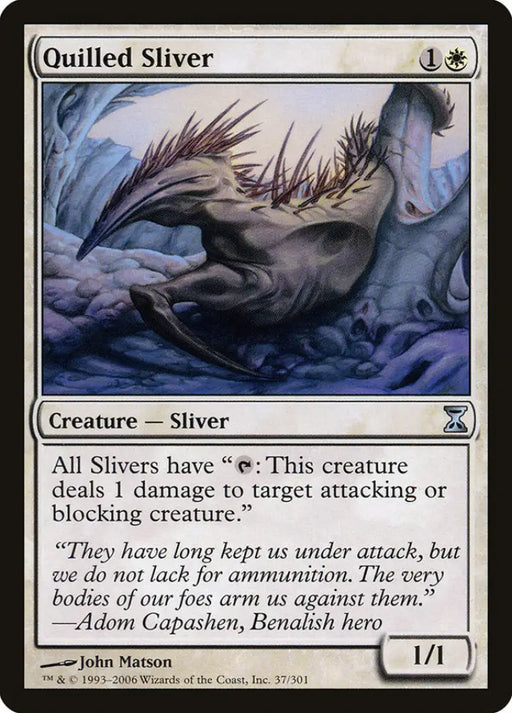 Quilled Sliver [Time Spiral] - MTG Single
