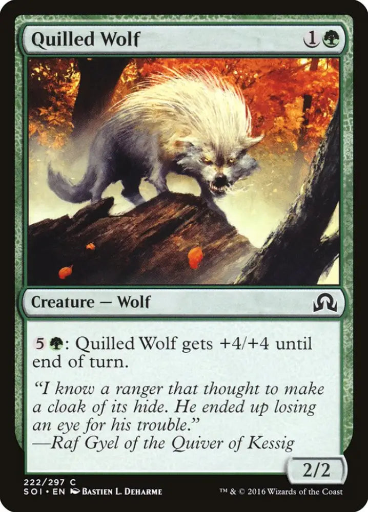 Quilled Wolf [Shadows over Innistrad] - MTG Single