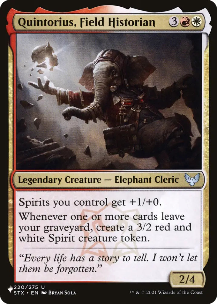 Quintorius Field Historian [The List] - MTG Single