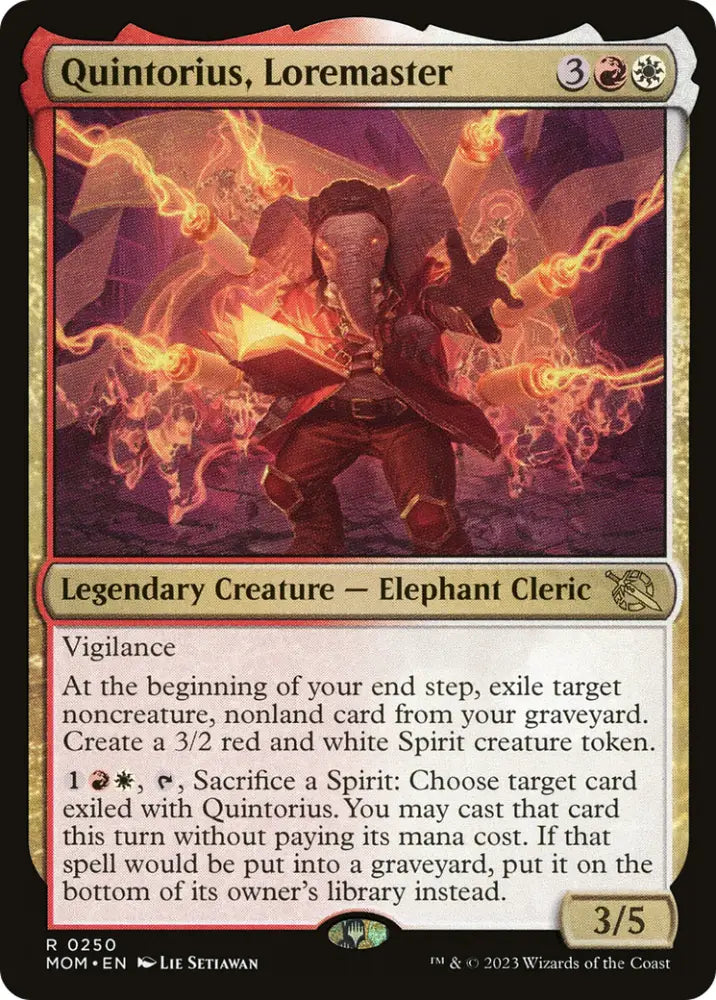 Quintorius Loremaster [March of the Machine] - MTG Single