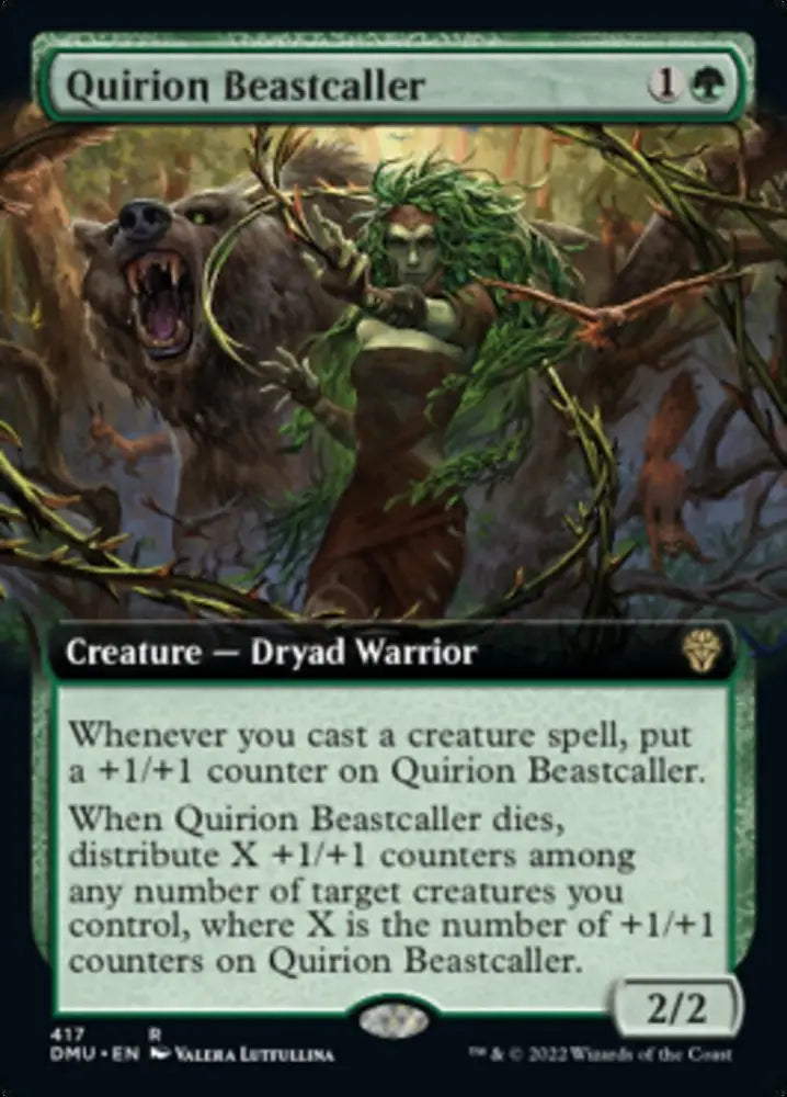 Quirion Beastcaller (Extended Art) [Dominaria United] - MTG Single