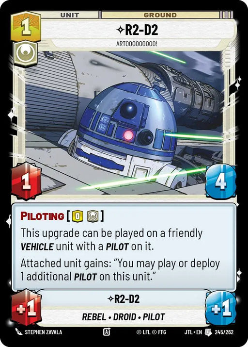 R2-D2 - Artooooooooo! (245/257) [Jump to Lightspeed] - Star Wars: Unlimited Single