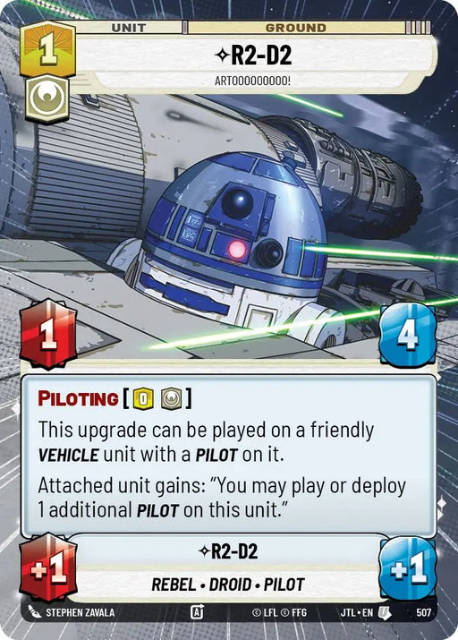 R2-D2 - Artooooooooo! (Hyperspace) (507) [Jump to Lightspeed] - Star Wars: Unlimited Single