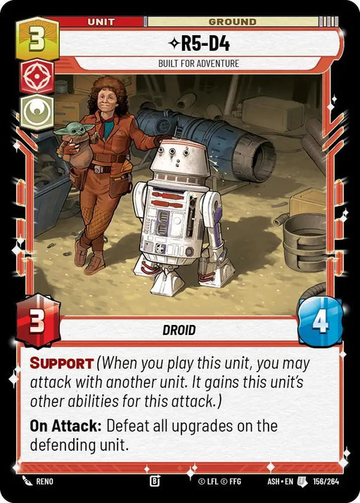 R5-D4 - Built for Adventure (156/264) [Ashes of the Empire]