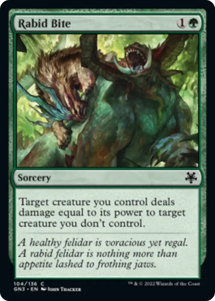 Rabid Bite [Game Night: Free-for-All] - MTG Single