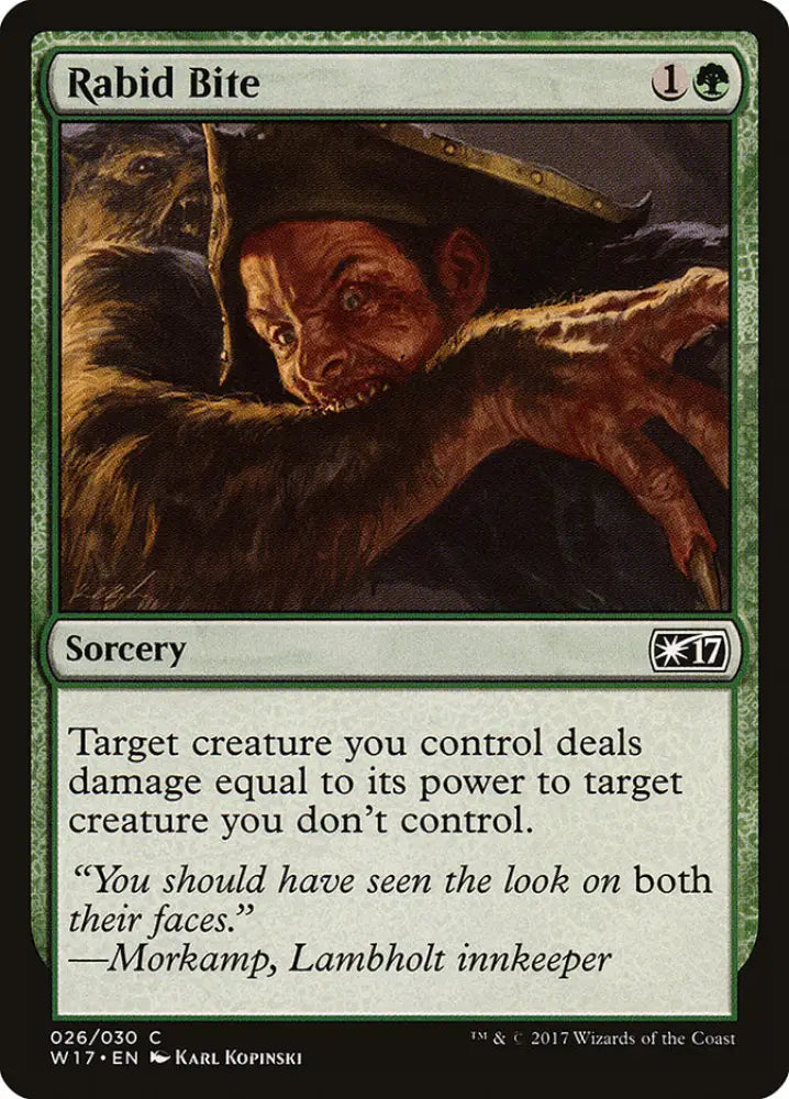 Rabid Bite [Welcome Deck 2017] - MTG Single