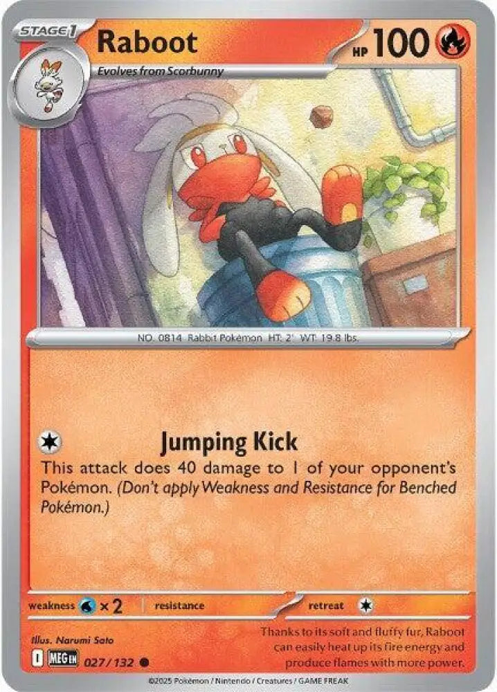 Raboot (027/132) [ME01: Mega Evolution]