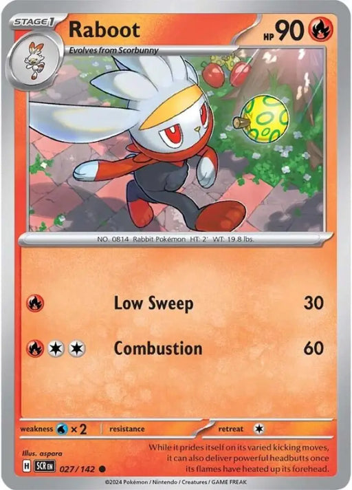 Raboot (027/142) [Scarlet & Violet: Stellar Crown] - Pokemon Single